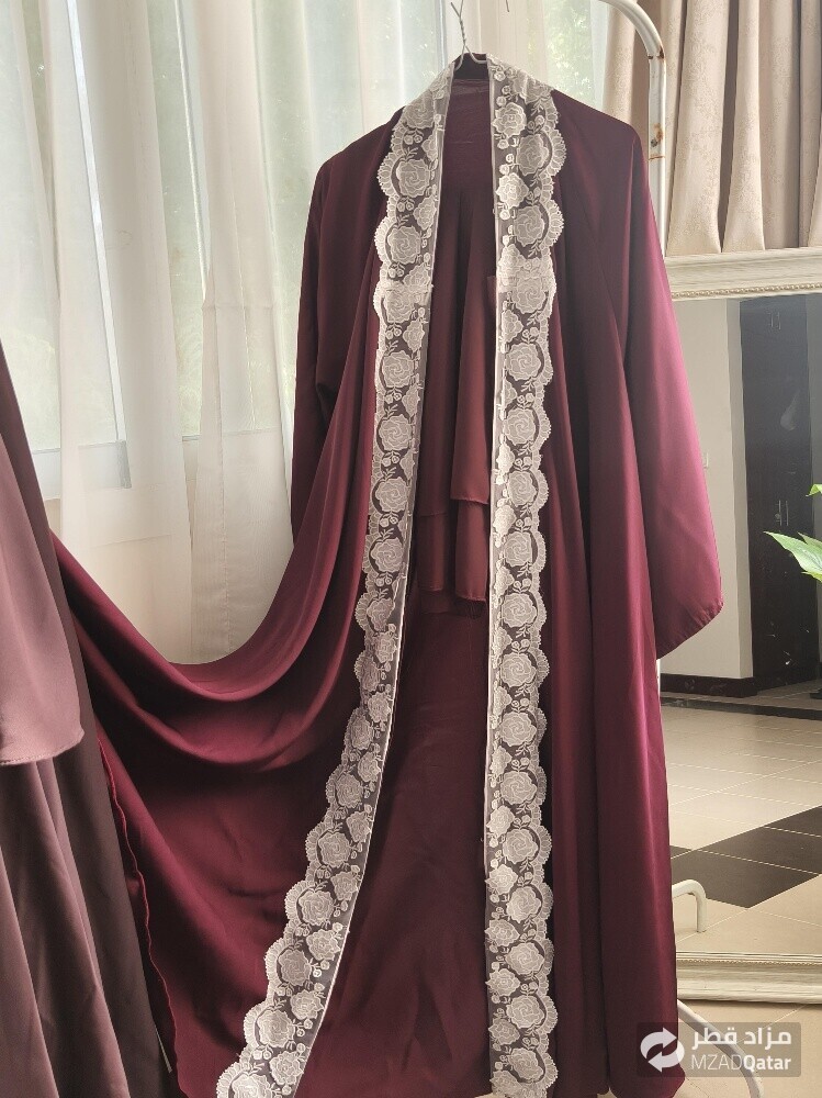 umbrella lace abayas - 3