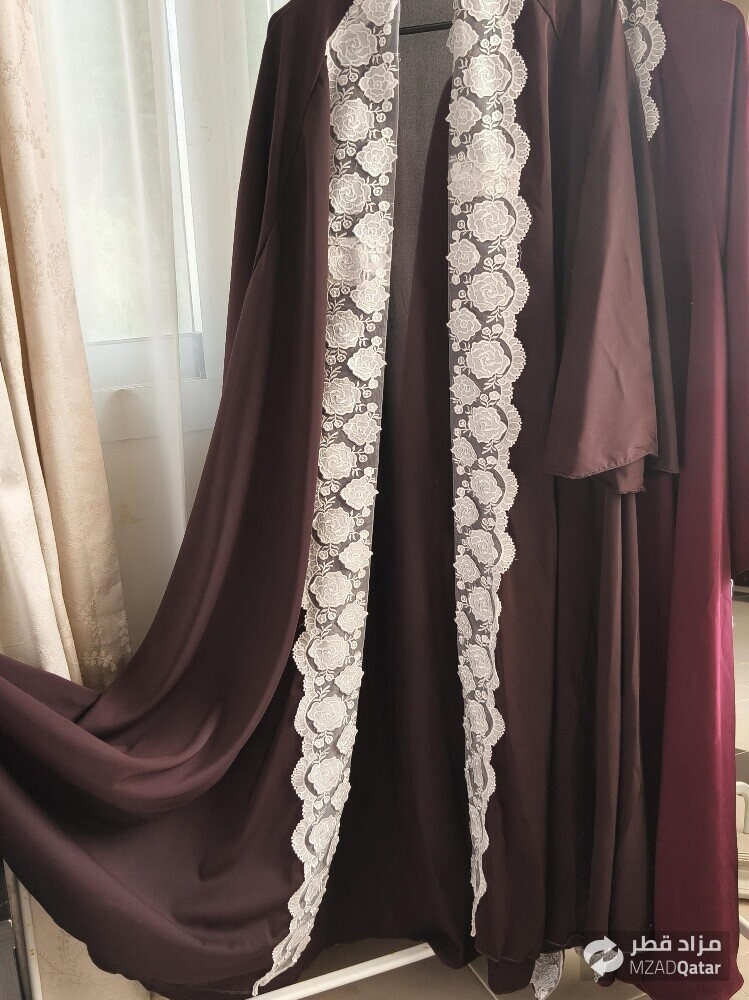 umbrella lace abayas - 4