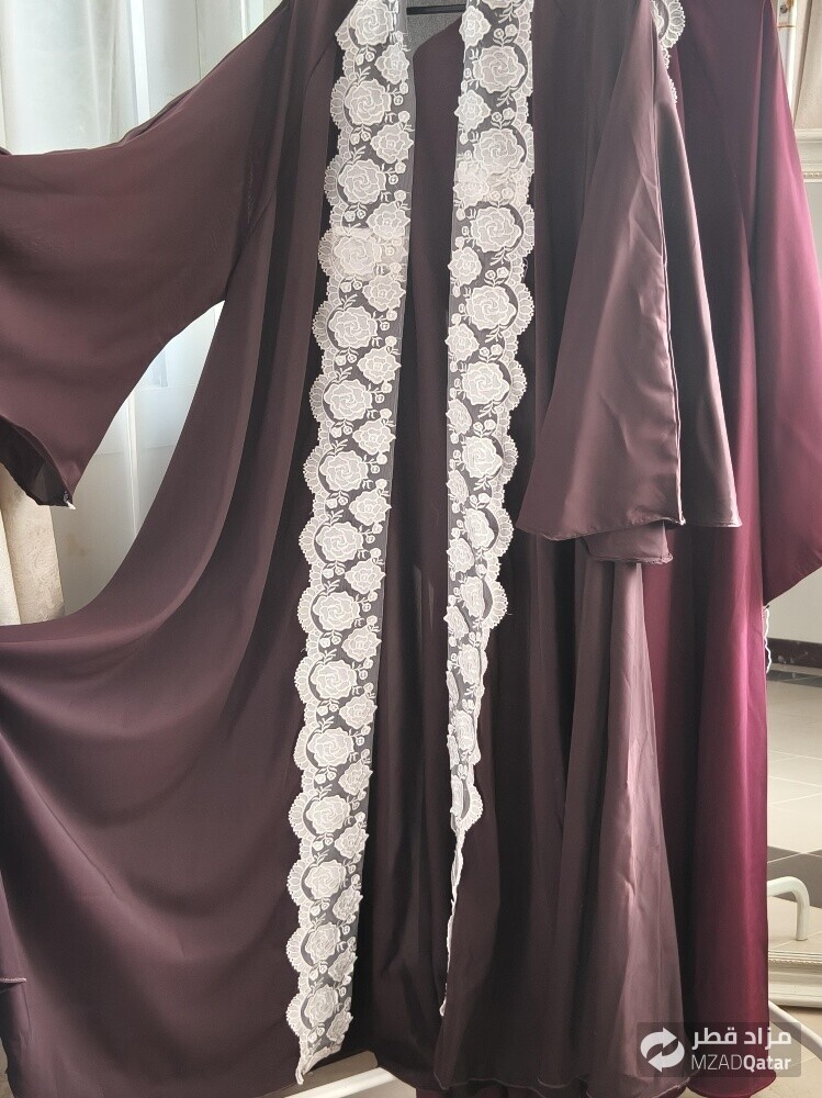 umbrella lace abayas - 5
