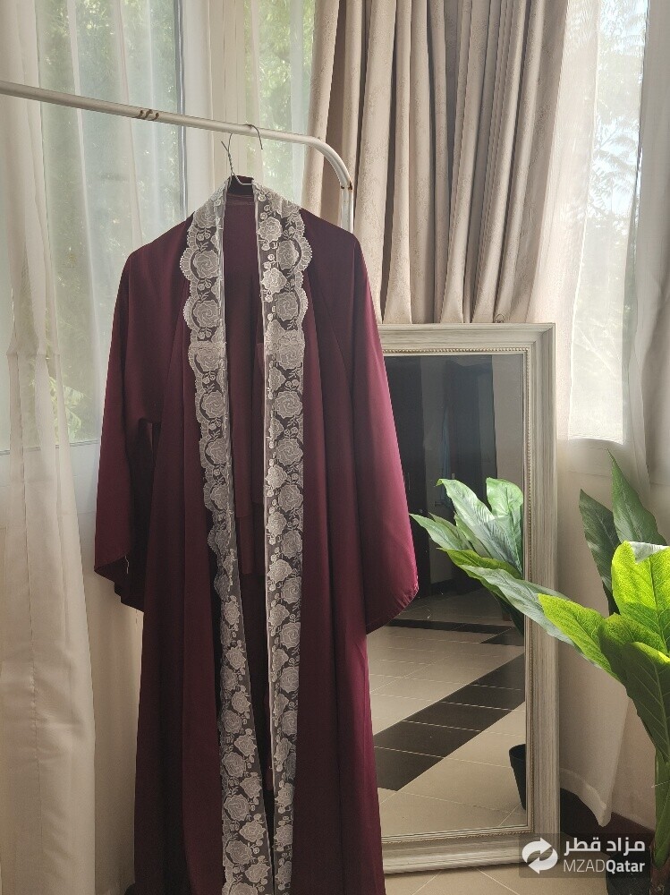 umbrella lace abayas - 2