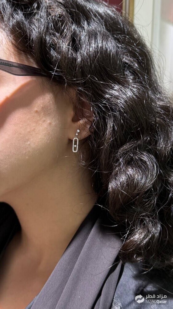 MSK Move Uno Stud Earrings Silver - 3