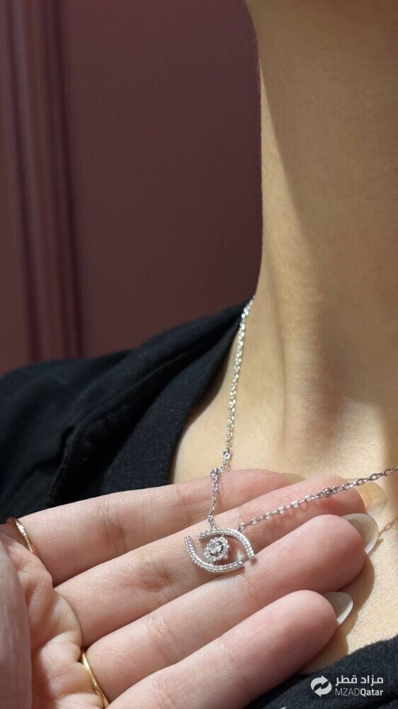 MSK Lucky Eye Pave Necklace - 3