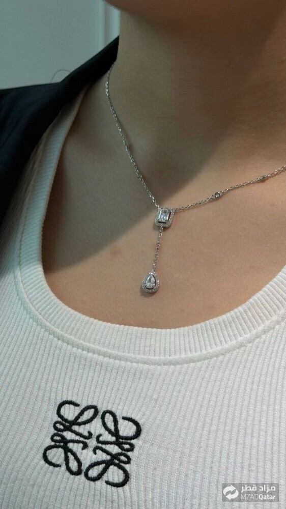 Messika My Twin Tie 0.10CT X2 Neckl - 5
