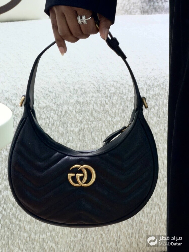 GCC Half-Moon Shaped Mini Bag Black - 3