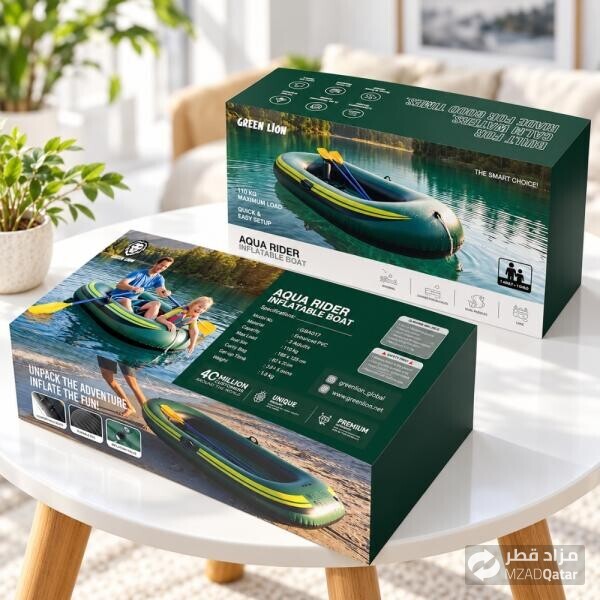 Aqua Rider Inflatable Boat Green - 3