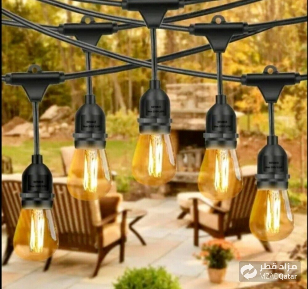 Black wire with bulbs available new - 4