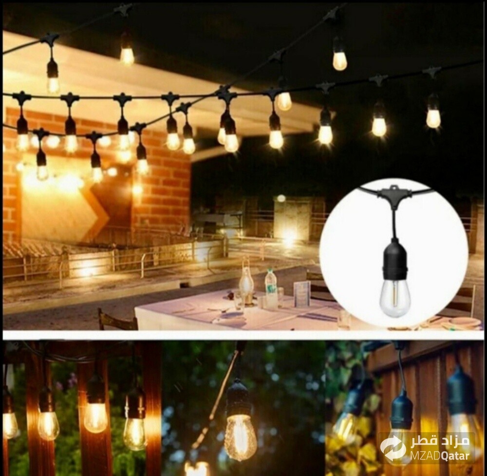 Black wire with bulbs available new - 3
