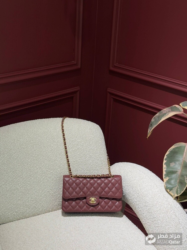 COCO Caviar Double Flap Medium Clas - 1