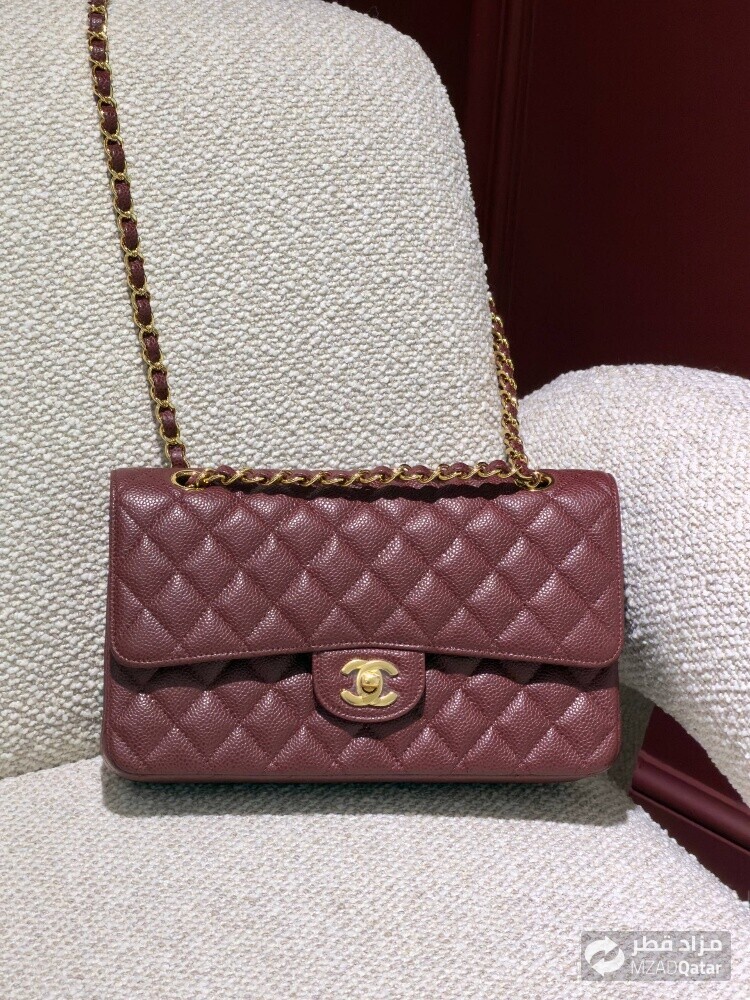 COCO Caviar Double Flap Medium Clas - 2