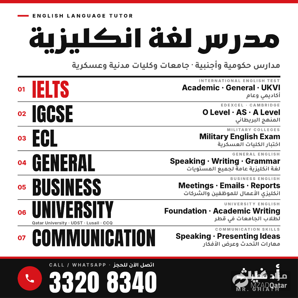 IELTS - IGCSE Teacher - 1