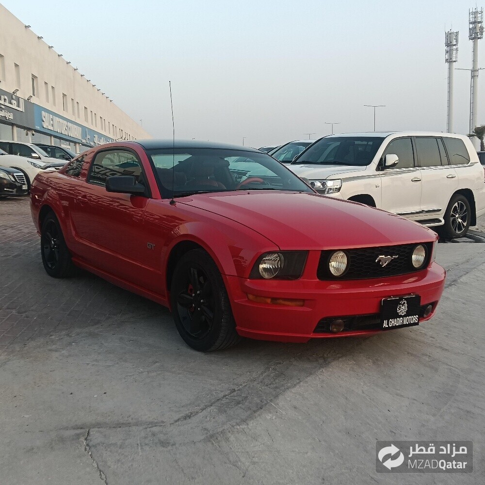 فورد موستنج 2007 احمر - 3