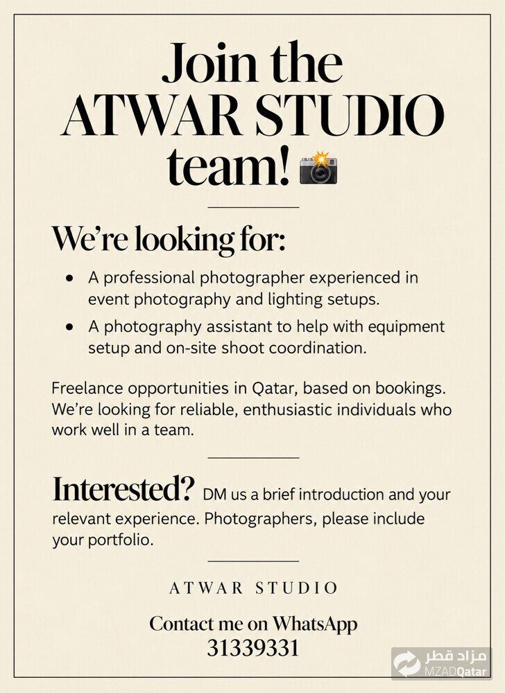 photographer & assistant - 1