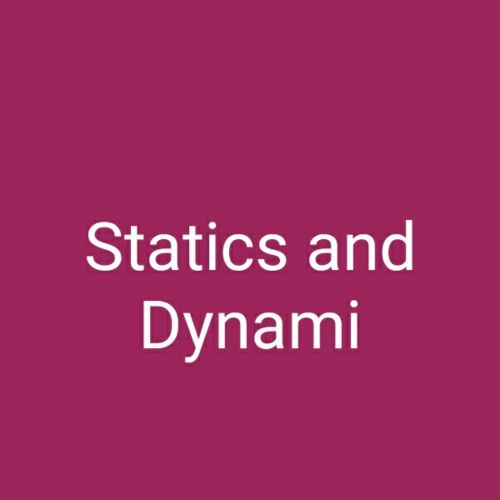 private teacher in statics and D