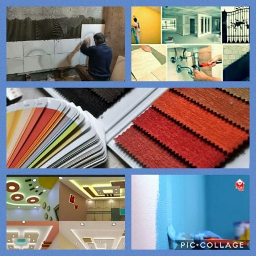 painting work. wallpaper work
