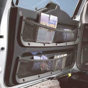 Rear door storage 