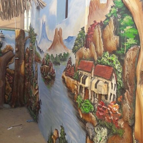 رسم على الطوفه