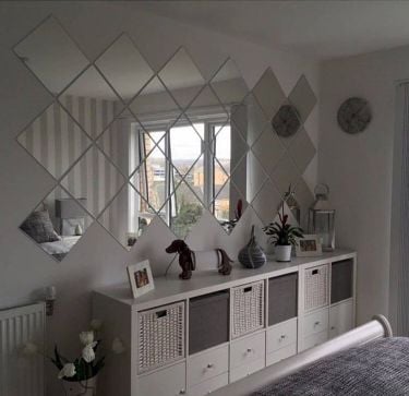 Glass and mirror decor