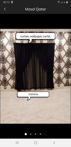 Curtain &Wallpaper &carfat&