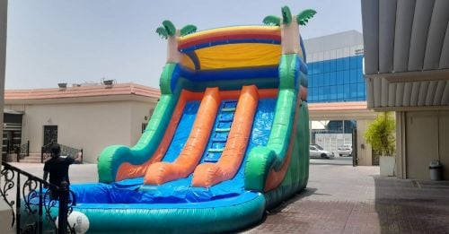 water slide