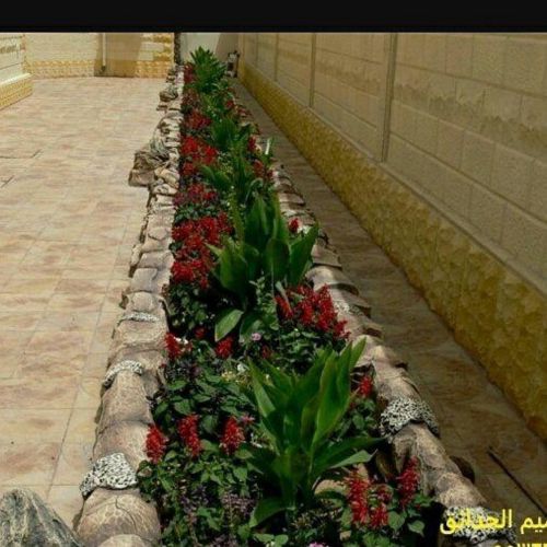عمل الديكورات الخارجيه للحدايق