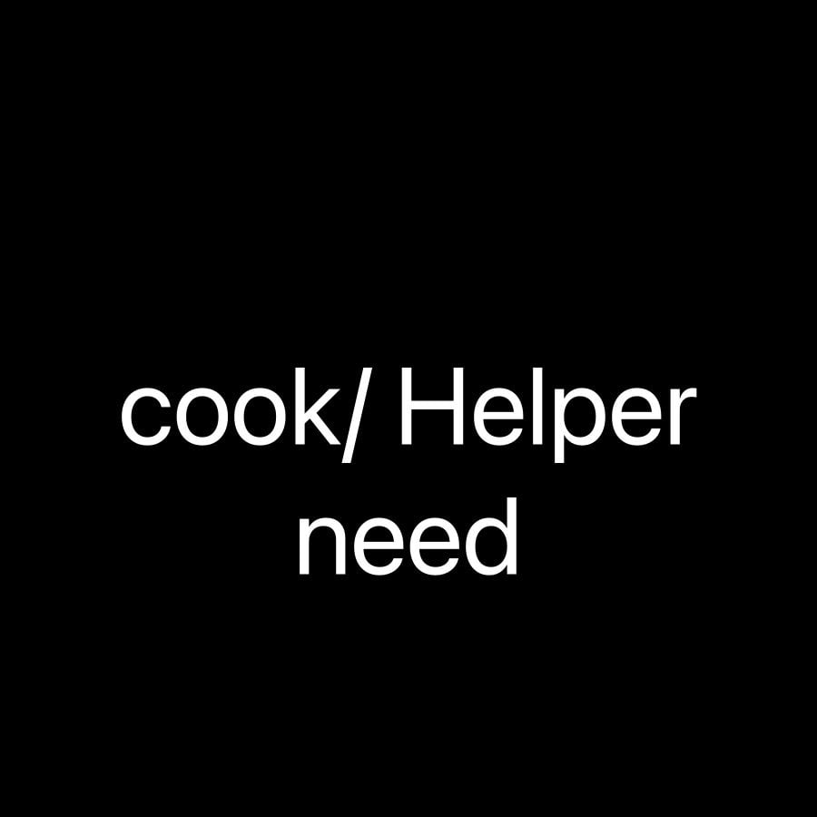 Cleaner / Indian cook wanted
