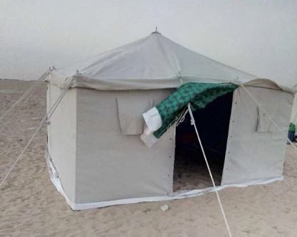خيمة 4*4 ثلاث طبقات .