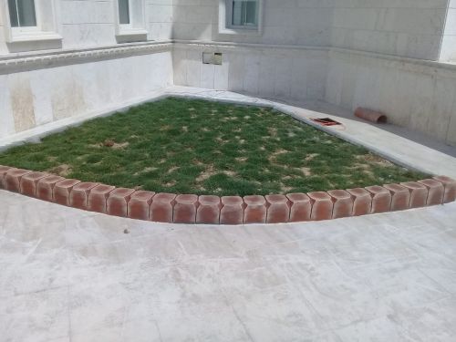 ديكور وتحديدات الحديقه