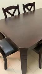 6 chairs dining table 