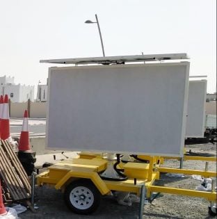 service for road display 