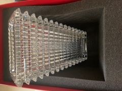 baccarat rectangular vase 