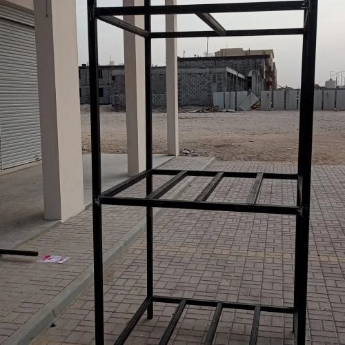 special staircase and shelf racks