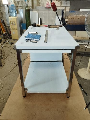 kitchen stainless steel table
