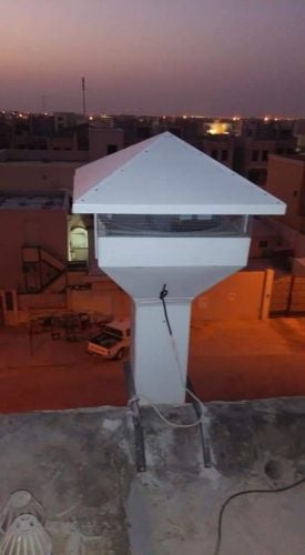 Chimney and hood work