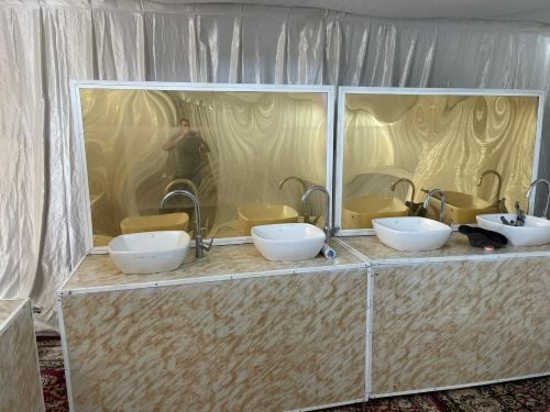 مغاسل للخيام العزاء والحفلات