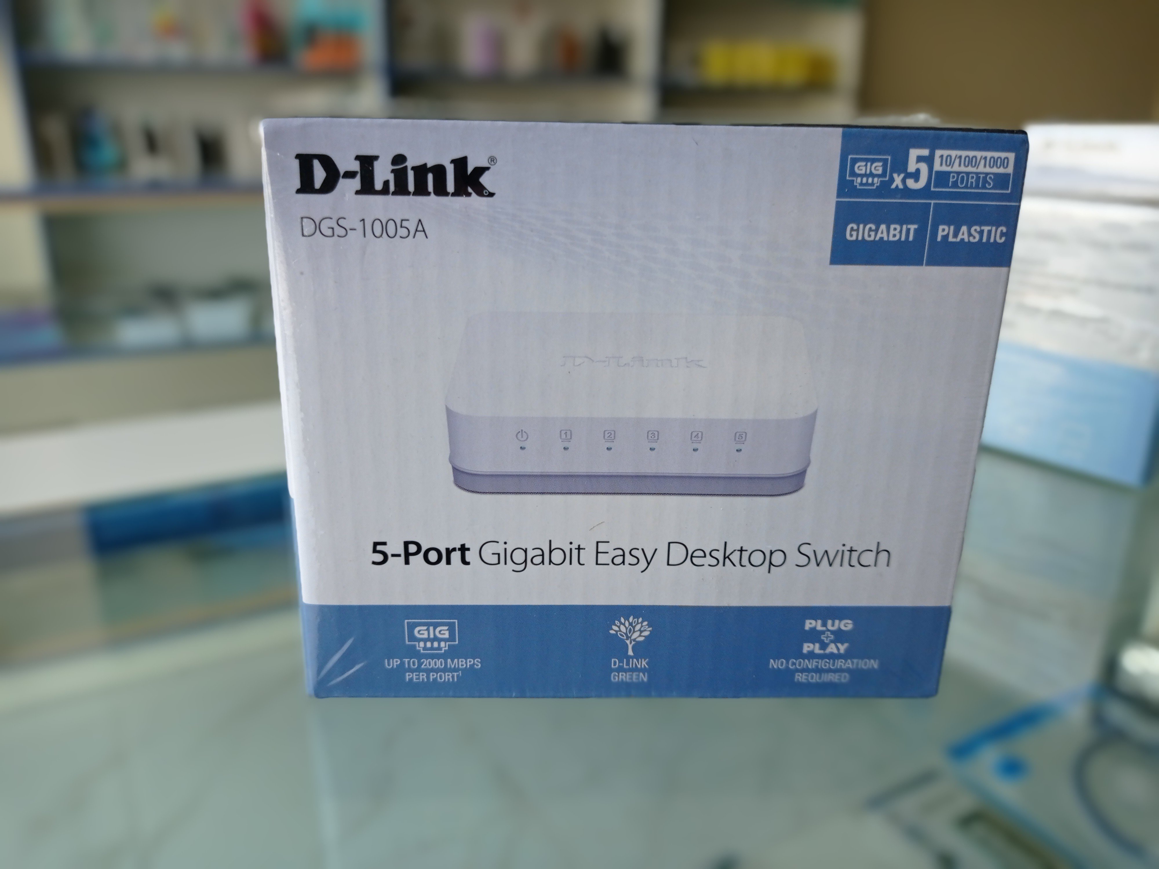 D Link  5 Port Gigabit  Switch