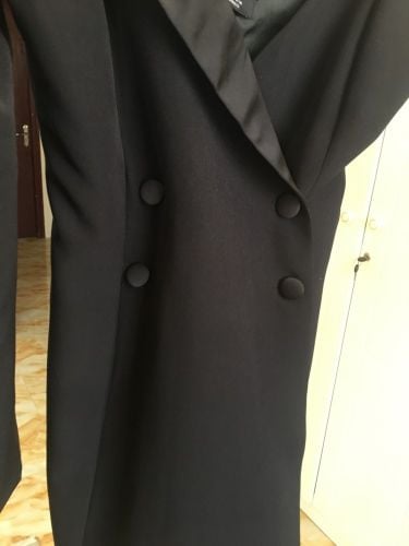 Dress blazer one shoulder 
