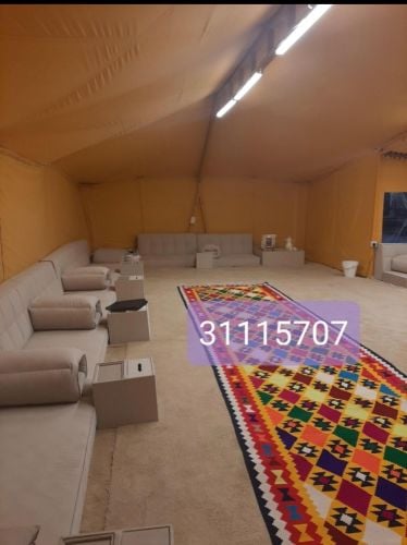 مجالس خيم ارضية وعالية