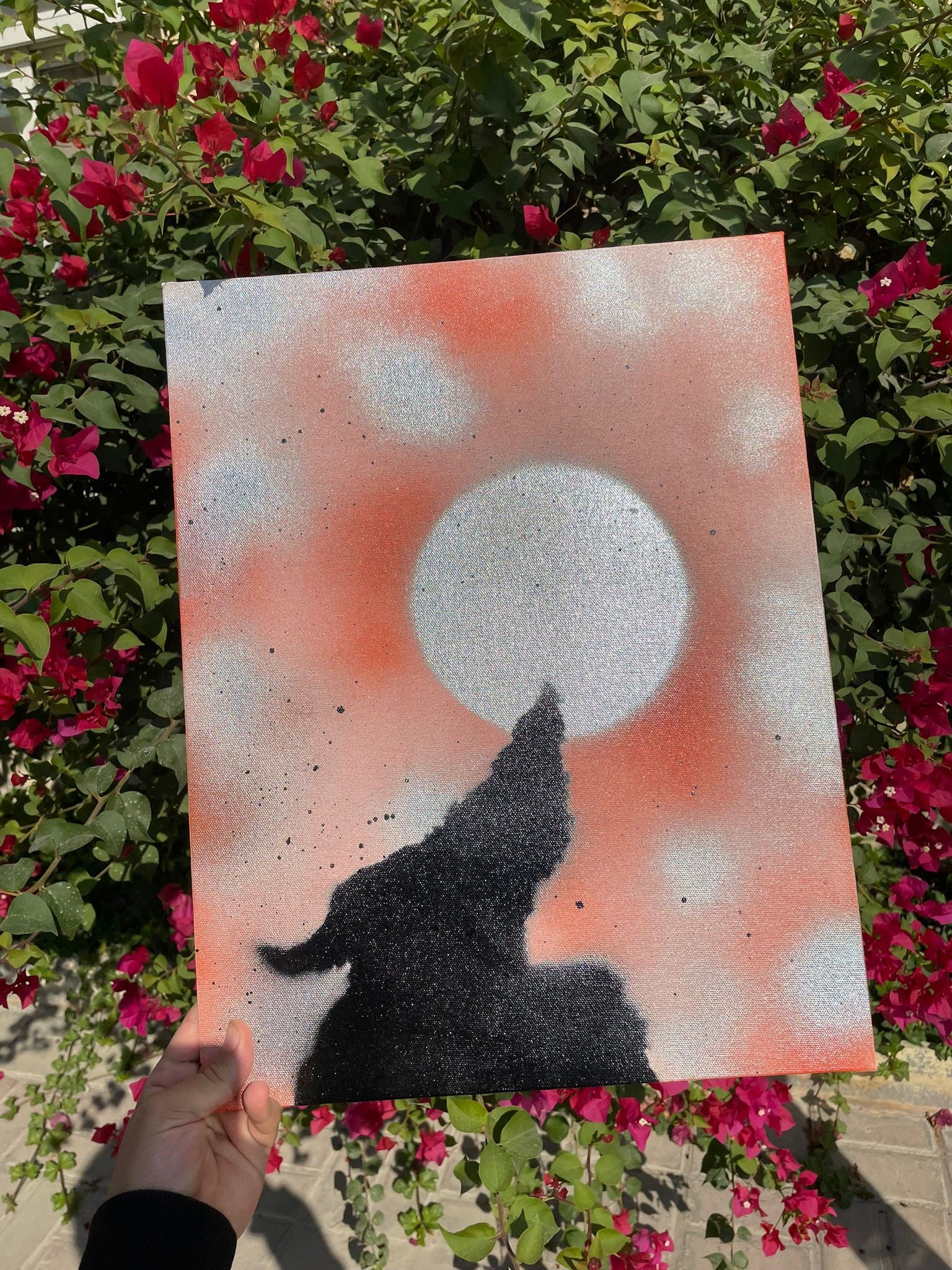 hand painted canvas