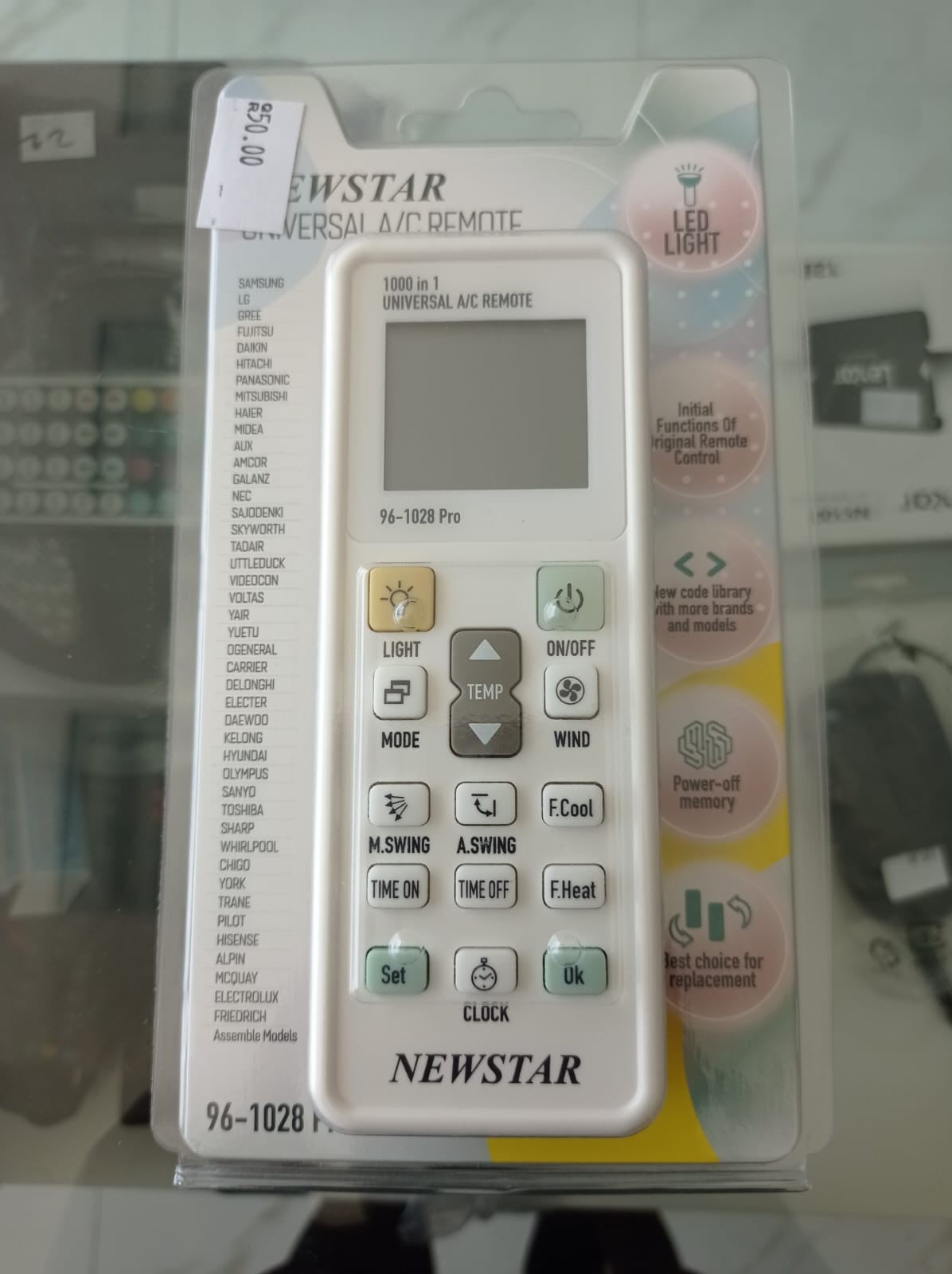 UNIVERSAL AC REMOTE