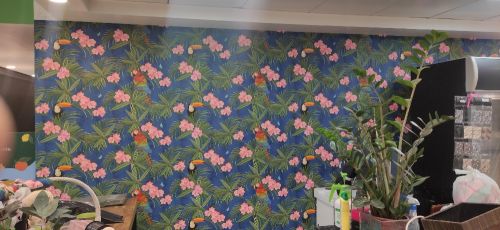 We sell wallpapers and have them