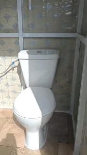 Ready   122*122  new toilet