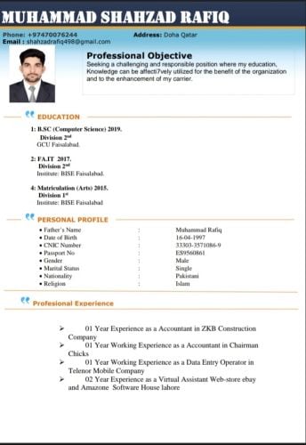 Muhammad Shahzad Rafiq