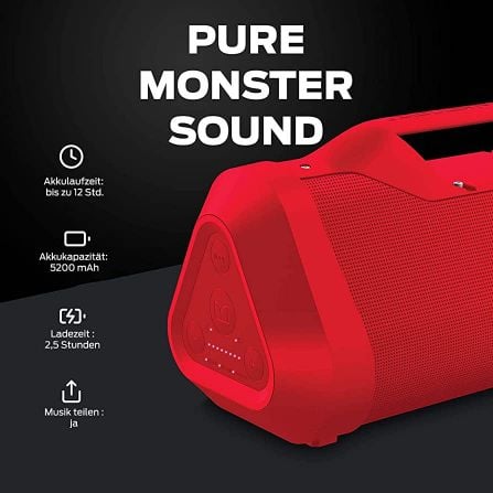 Monster portable speaker