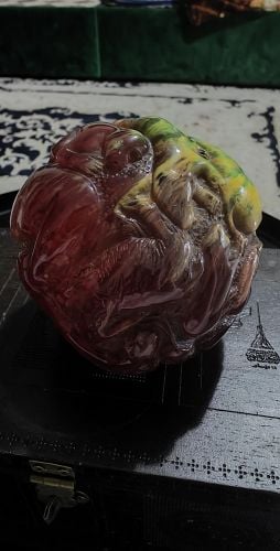 Chinese rare amber Carving Dragon