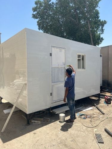 cabins caraboon toilets kitchen 