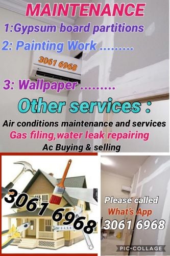 Plumber maintenance service