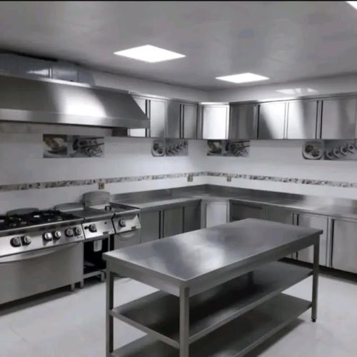 SS steel kitchen cabinet