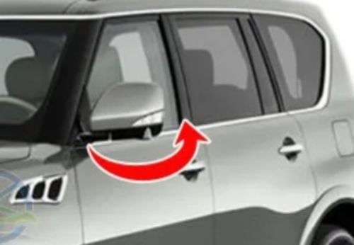 mirror folding system