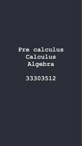 calculus tutor
