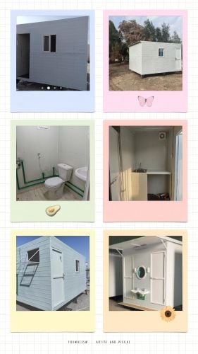 Cabin, caravan, kitchen & toilet
